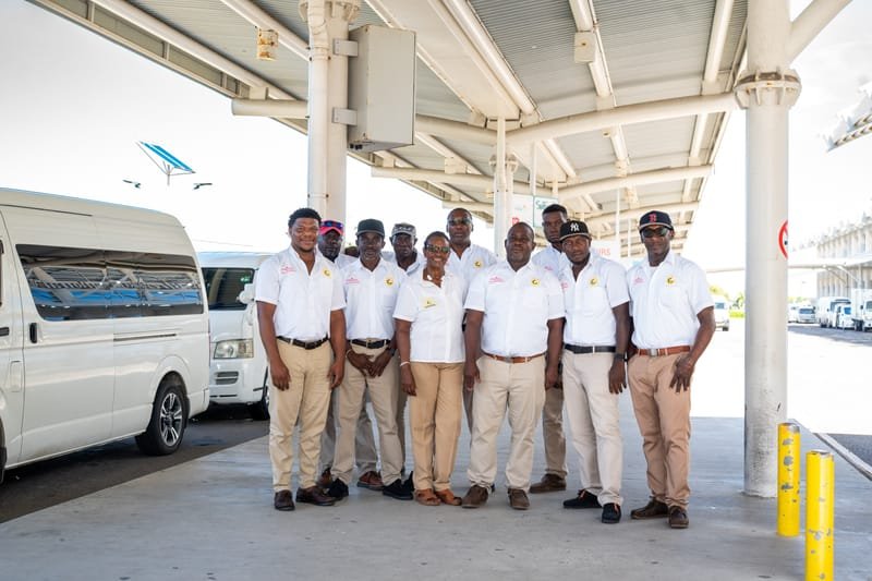 AATA team group photo at the airport